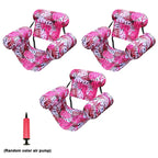 3 Pack-Inflatable Pool Hammock Lounge Chair