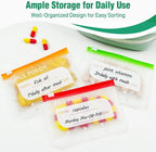 A8 Large Waterproof Travel Pill Organizer Set