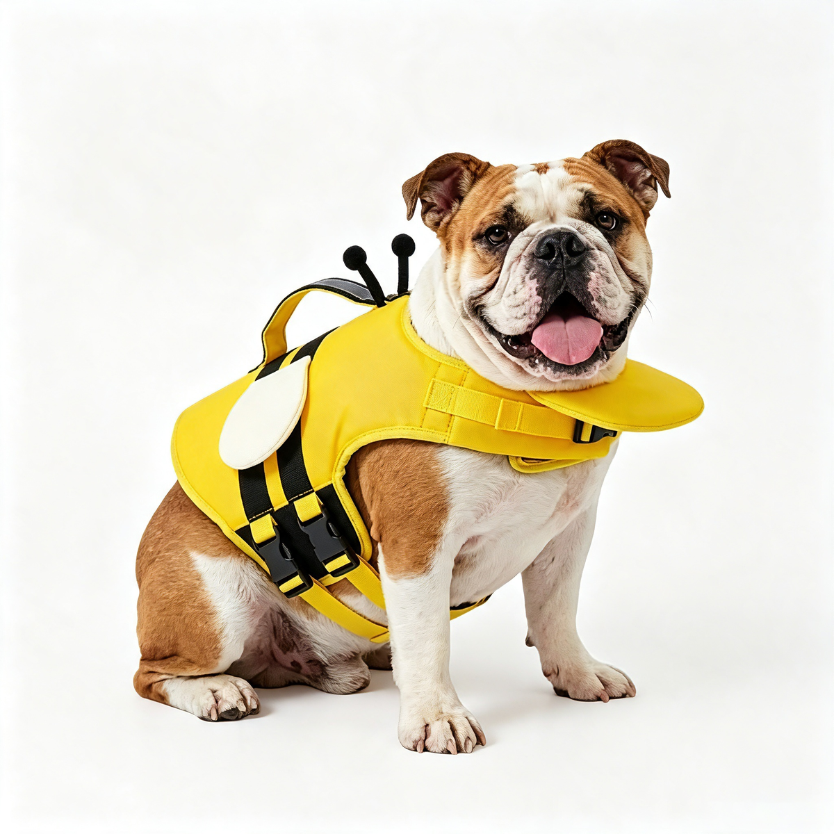 Shark Dog Life Jacket with Neck Support