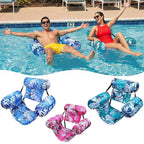 3 Pack-Inflatable Pool Hammock Lounge Chair