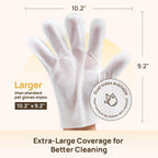 Pet Cleaning Gloves for Dogs & Cats – No-Rinse Grooming Wipes for Easy Fur & Paw Cleaning