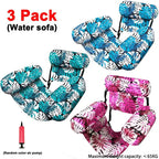3 Pack-Inflatable Pool Hammock Lounge Chair