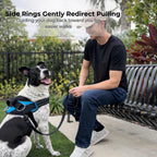 No-Pull Dog Harness | Comfortable Reflective Vest with 3 Leash Clips, No-Choke Design & Adjustable Fit for All Sizes