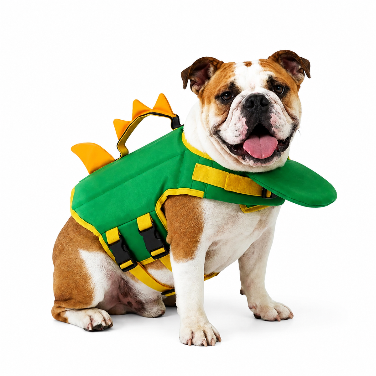 Shark Dog Life Jacket with Neck Support