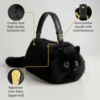 Realistic cat bag- Handbag