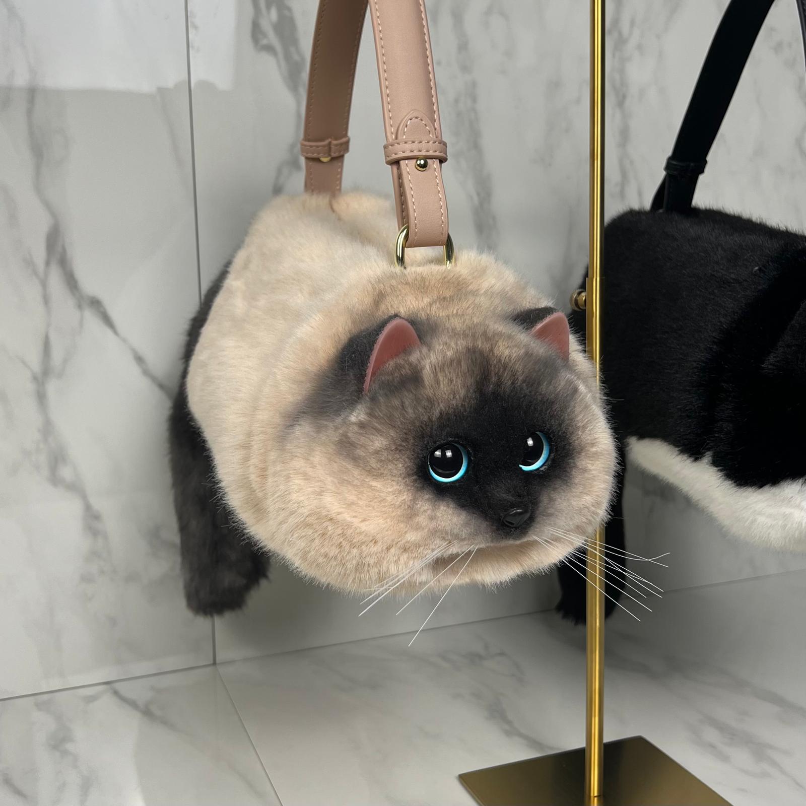Realistic cat bag- Handbag