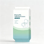 Disposable Waterproof Toilet Seat Covers, 16 x 24 in